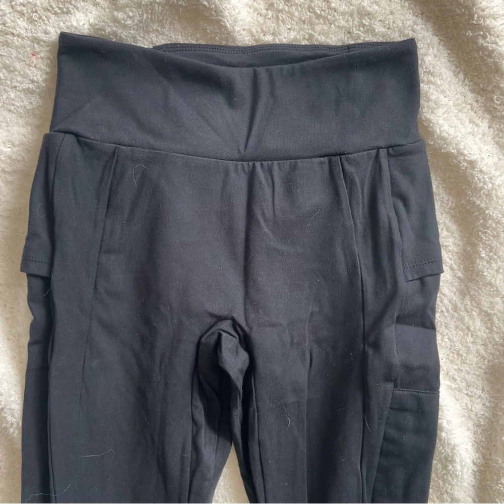 NWOT Gymshark Midnight Black High-Waisted Leggings - Picture 4 of 5